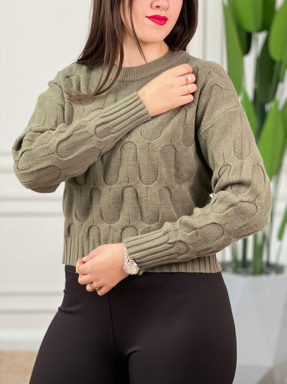 PULL COURT EN LAINE