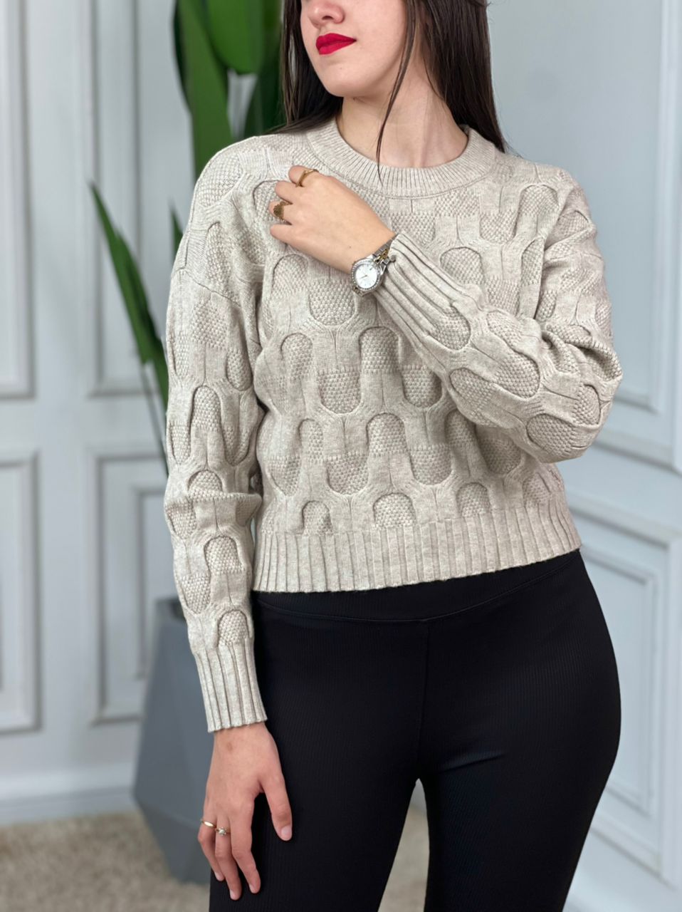 PULL COURT EN LAINE